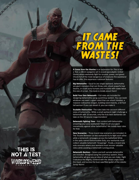 It Came From the Wastes PDF